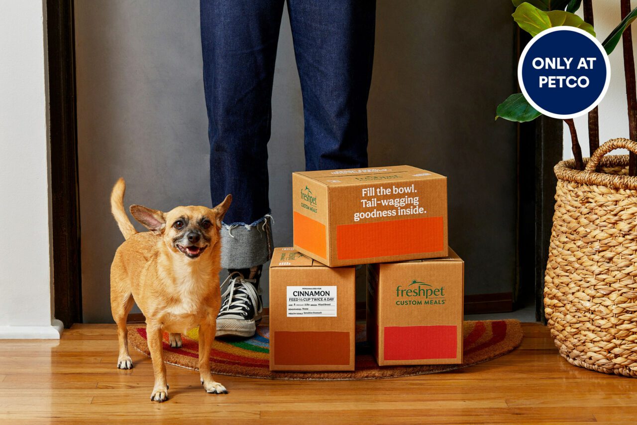 Petco is launching a fresh dog food delivery service with Freshpet.