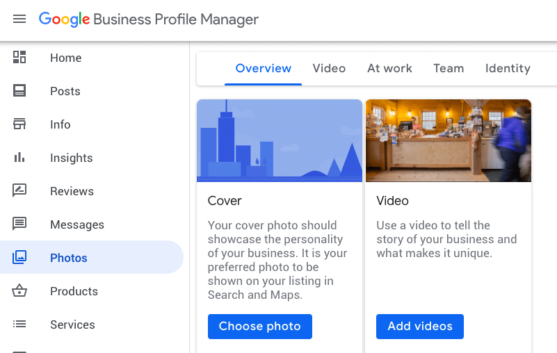 Google My Business Profile Manager 