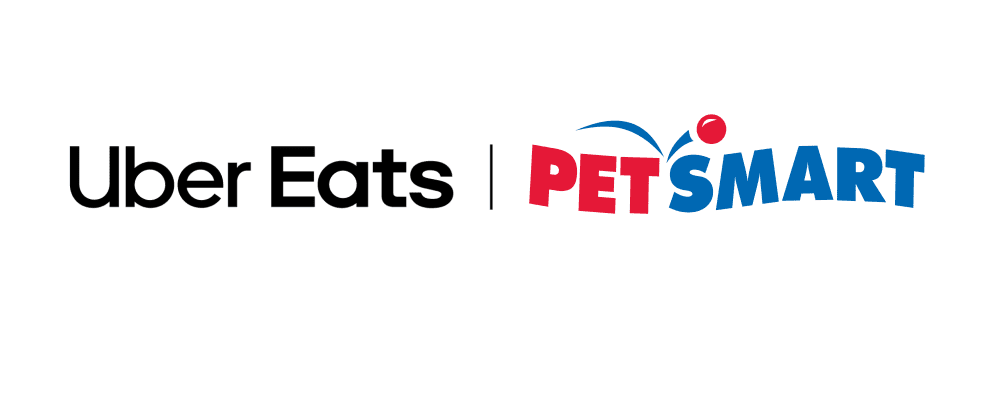 Uber Eats and PetSmart logos