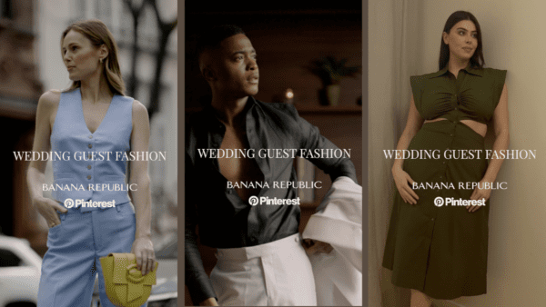 Pinterest has teamed up with Banana Republic for its first-ever Wedding Week.