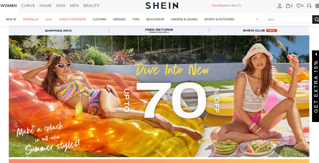 Shein has launched a third-party marketplace.