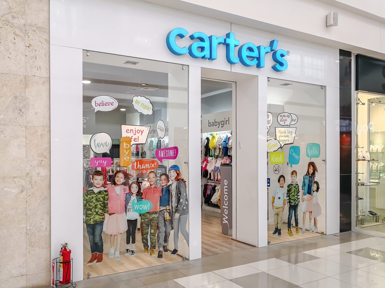 Carter's plans to open 50 new stores this year.