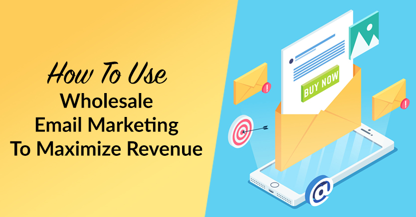 how to use wholesale email marketing maximize revenue