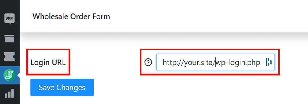 Form Permissions Login URL