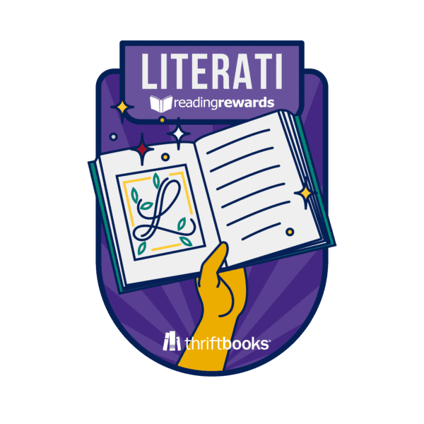 The Literati badge designating the top tier of the ReadingRewards program.