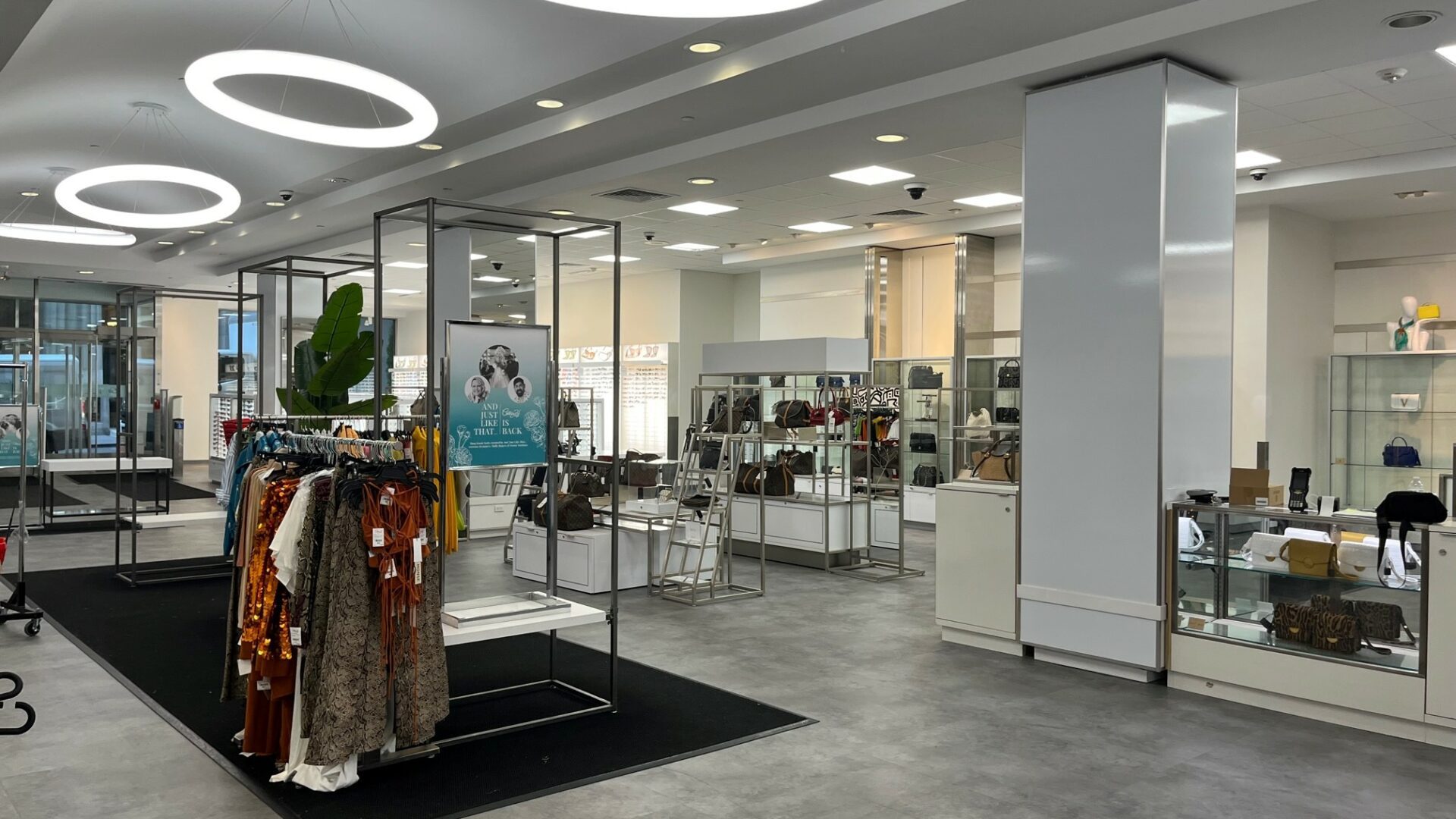 Century 21 first floor: Bags, accessories and homewares.