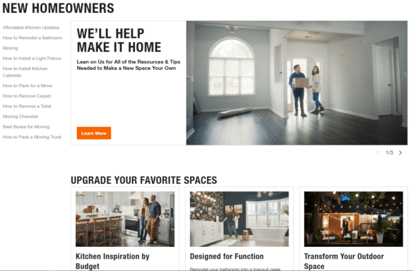 The Home Depot has launched a new educational content hub for new homeowners who are looking for tools and resources to support their journey into home ownership.