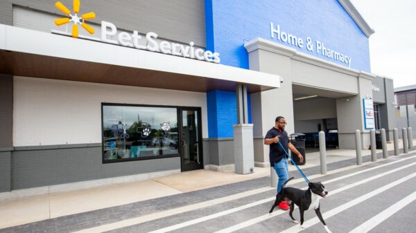 The first-ever Walmart Pet Services center.