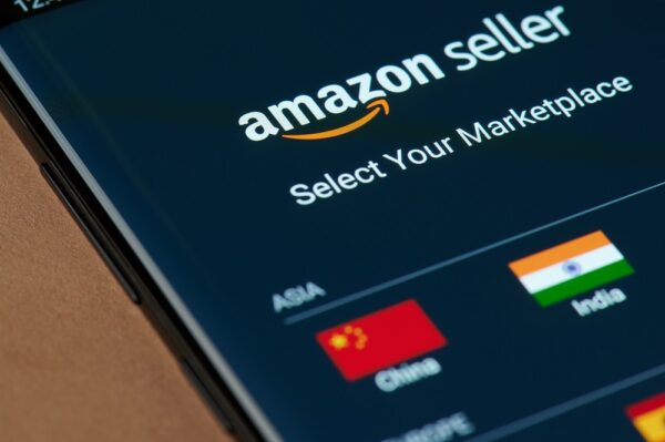 Amazon seller image on phone