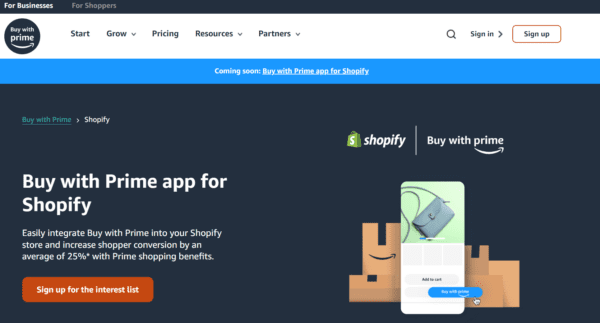 Shopify and Amazon have announced the launch of a new app integration that will allow merchants to easily add Buy with Prime to their ecommerce sites.