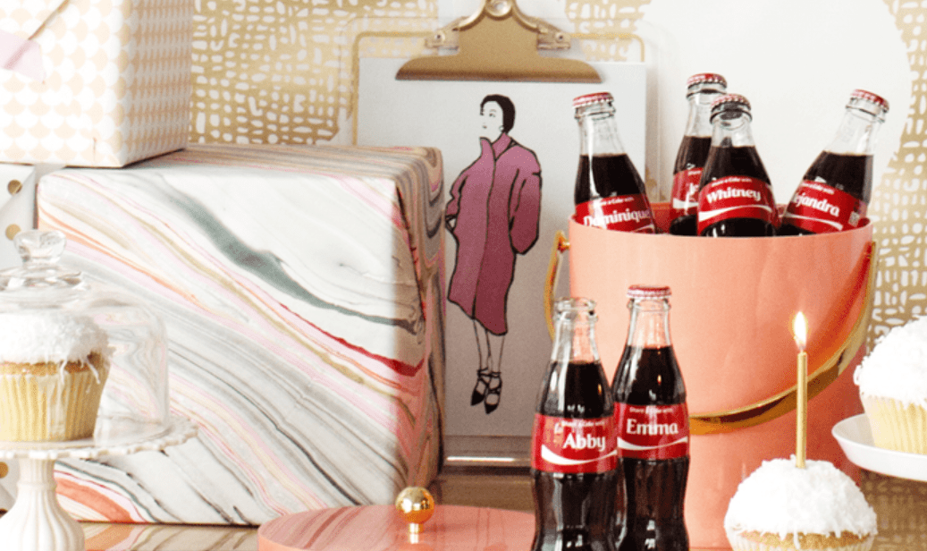 Coca-Cola personalized bottles
