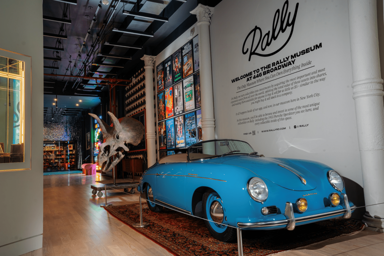 The 1955 Porsche Speedster at Rally Museum