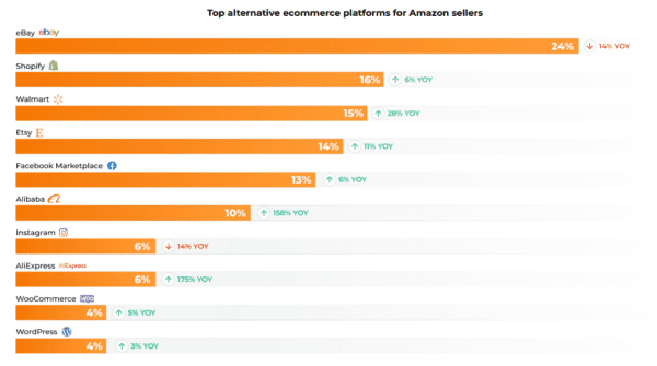 Top alternative ecommerce platforms for Amazon sellers.