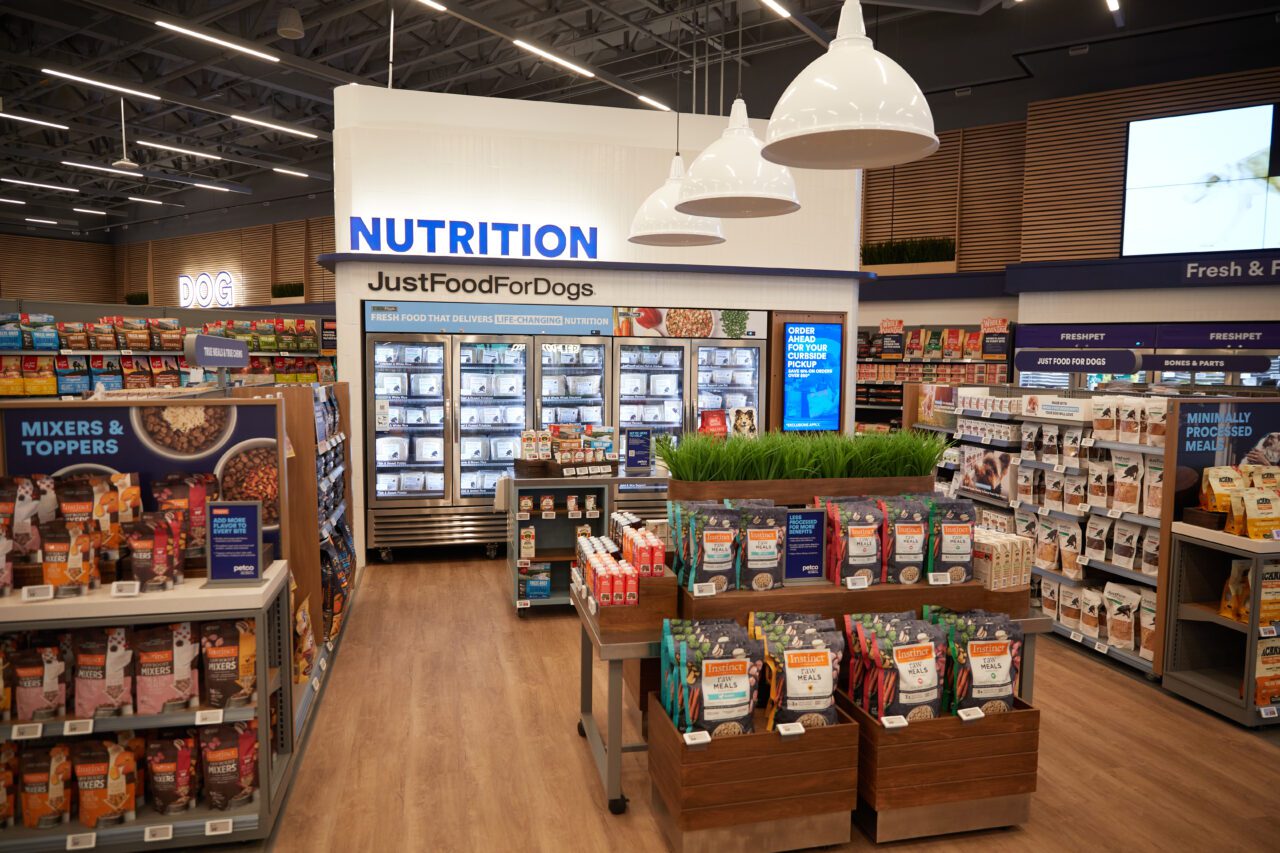 Petco's nutrition offerings.