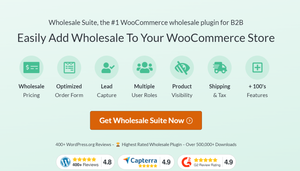 Wholesale Suite - your all in one WooCommerce solution for B2B 