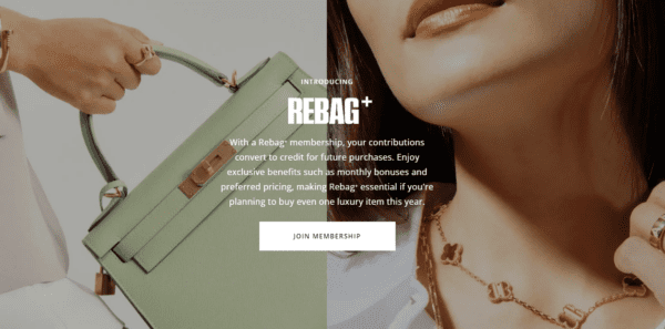 Rebag has launched a membership program.